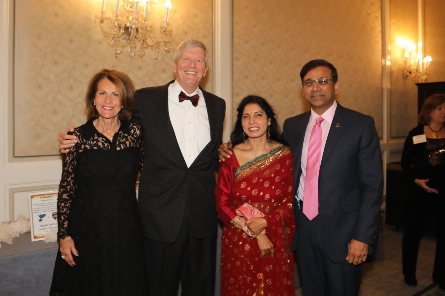 Kathy and Karl Reinlein, Sree varma, Dr. Chintalapati Varma